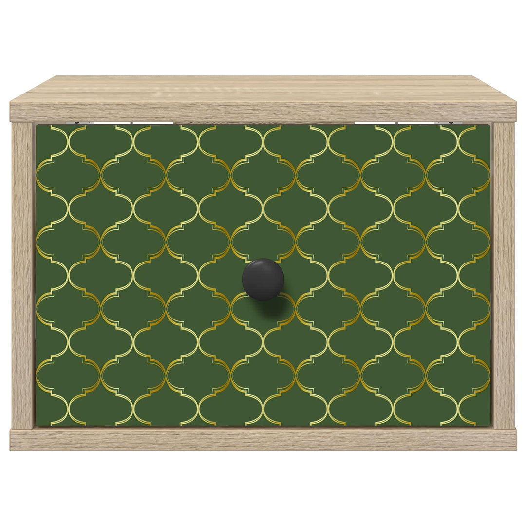Vægmonteret natbord GELEEN 2 stk. Sonoma-eg 36 x 33 x 25 cm