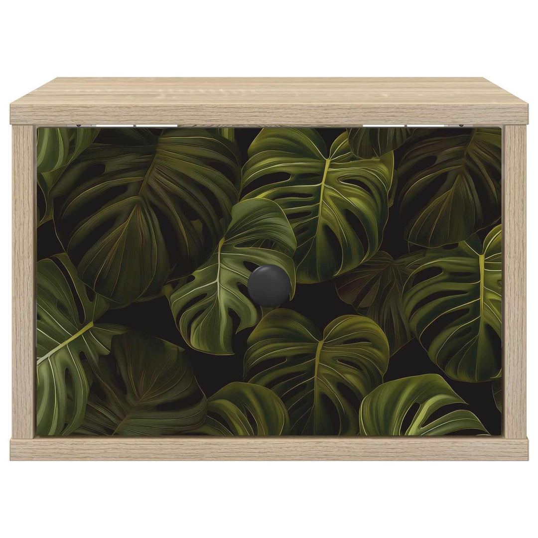 Vægmonteret natbord ELBURG Sonoma-eg 36 x 33 x 25 cm