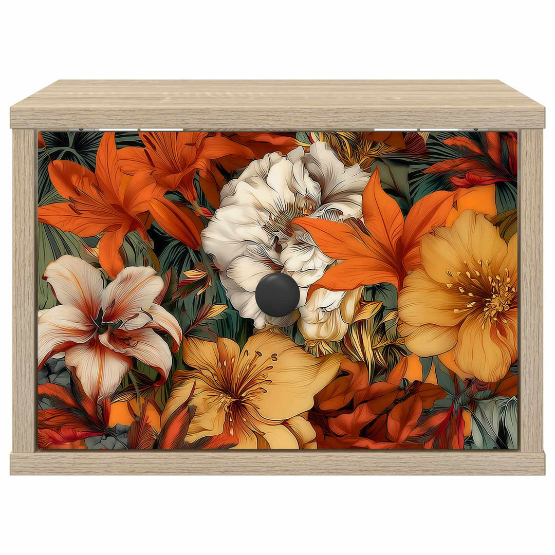 Vægmonteret natbord GENNEP Sonoma-eg 36 x 33 x 25 cm