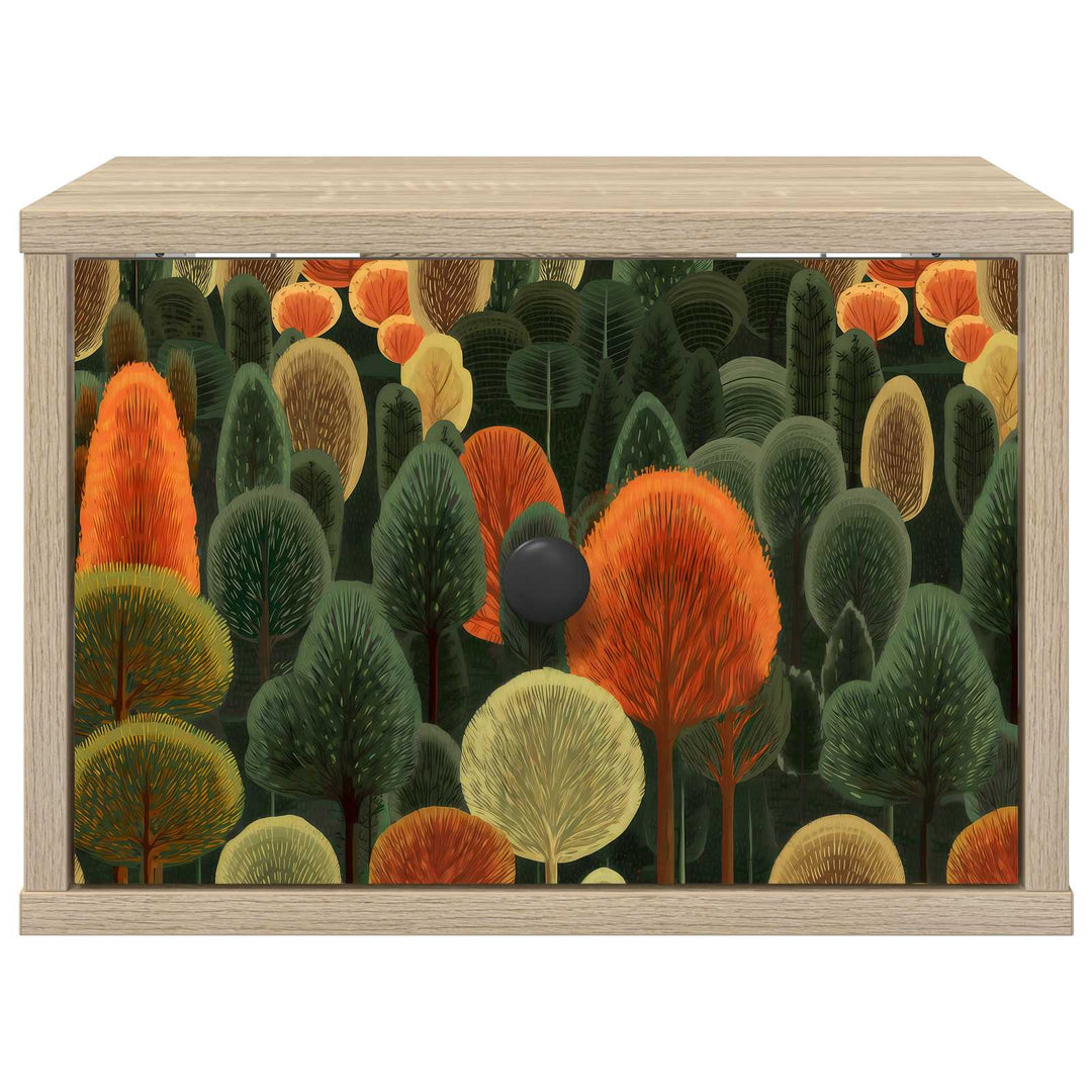 Vægmonteret natbord ZAANDAM Sonoma-eg 36 x 33 x 25 cm