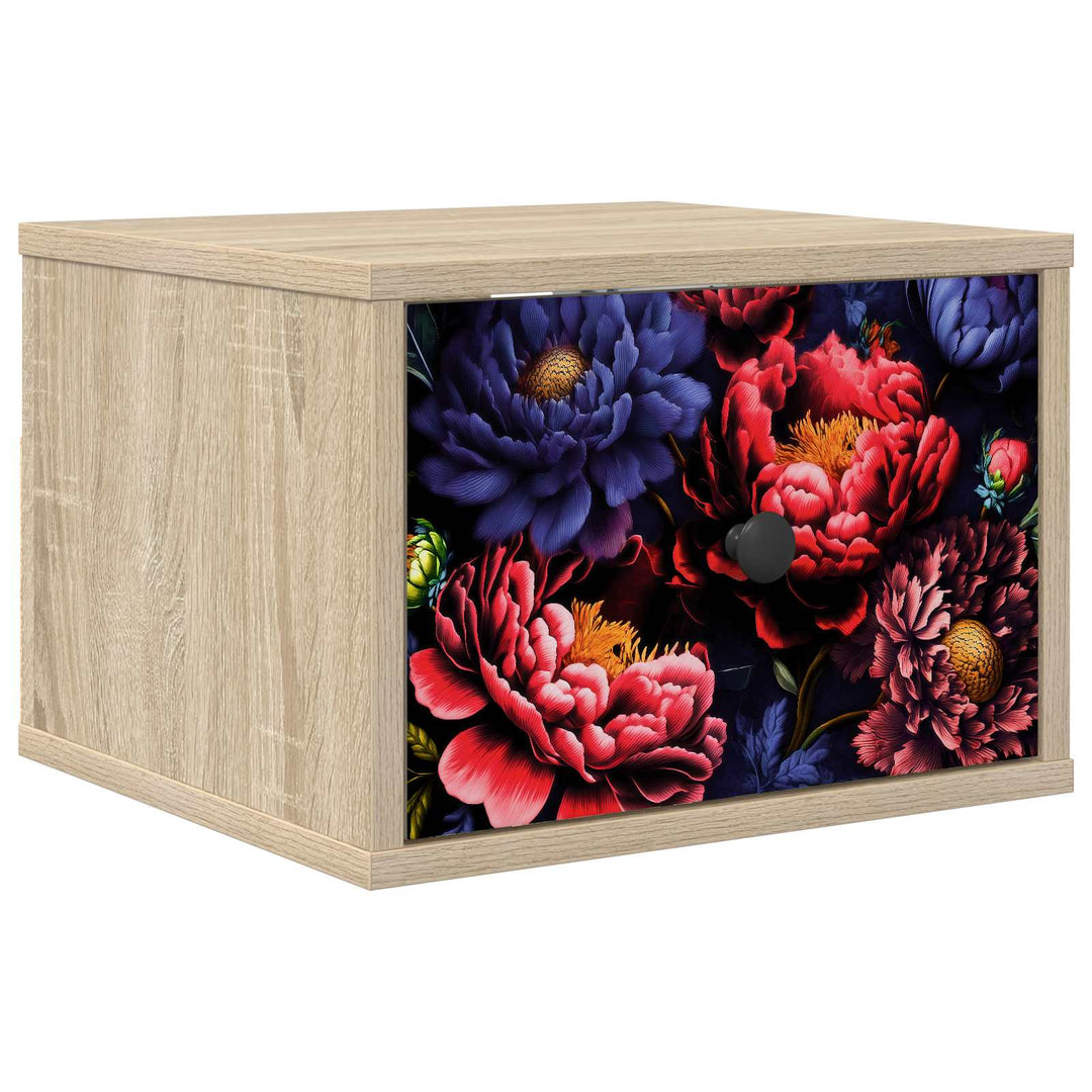 Vægmonteret natbord KIEL Sonoma-eg 36 x 33 x 25 cm