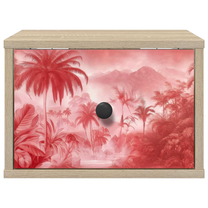 Vægmonteret natbord AACHEN 2 stk. Sonoma-eg 36 x 33 x 25 cm