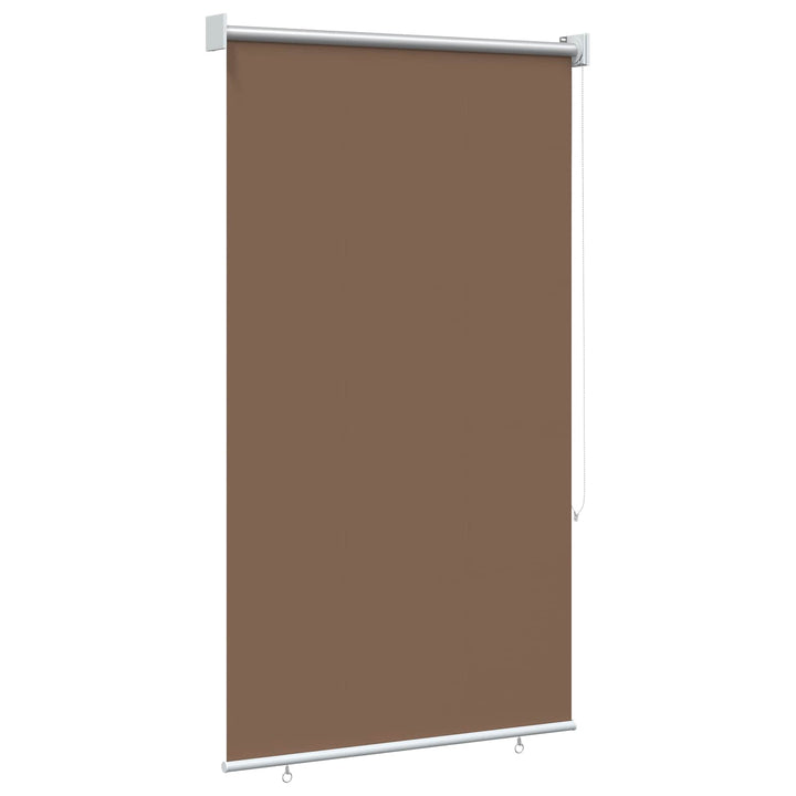 Udeterrasse Rullegardin UV Beskyttelse Gråbrun Polyester
