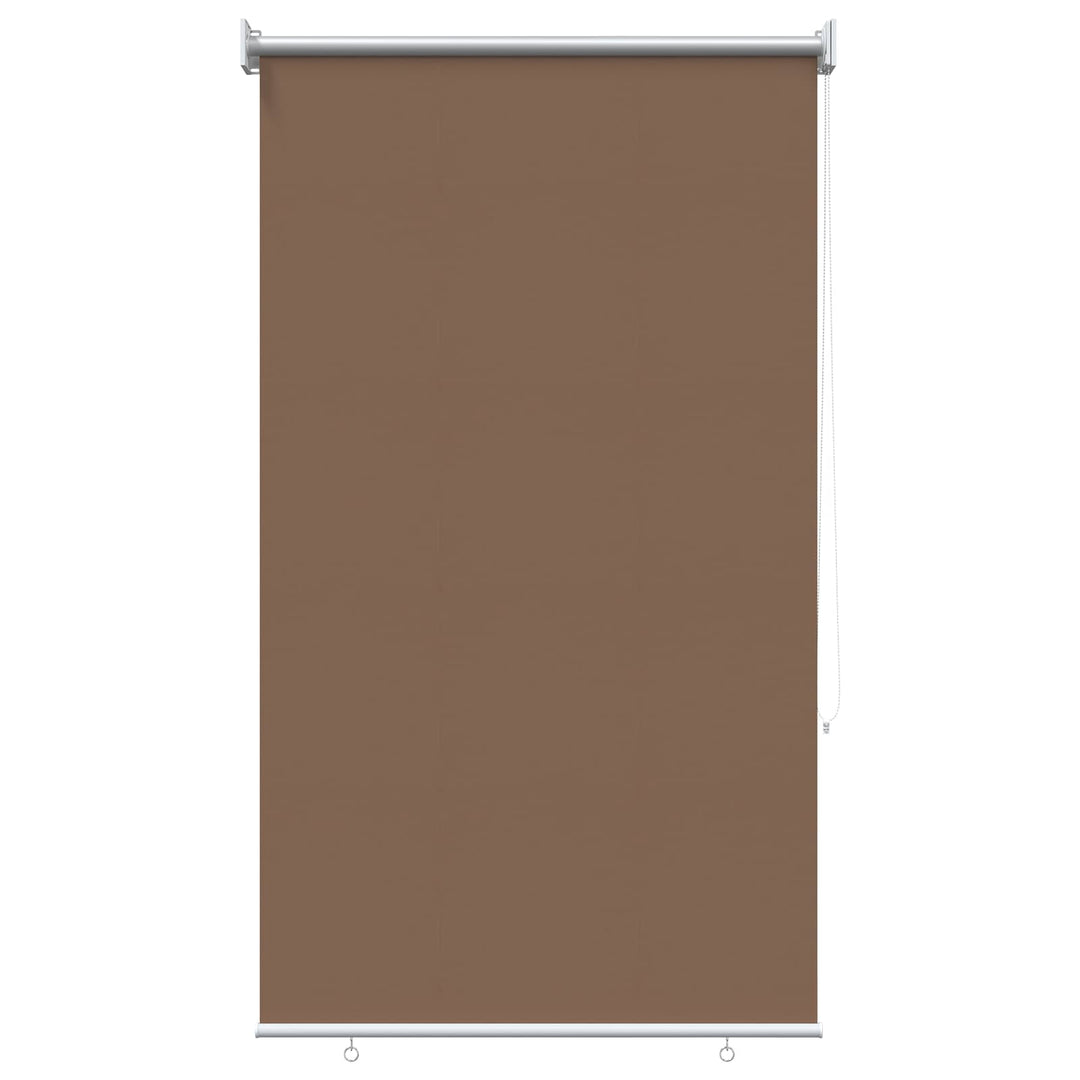 Udeterrasse Rullegardin UV Beskyttelse Gråbrun Polyester