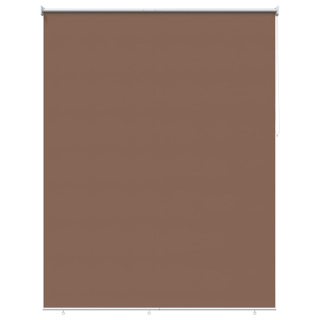 Udeterrasse Rullegardin UV Beskyttelse Gråbrun Polyester