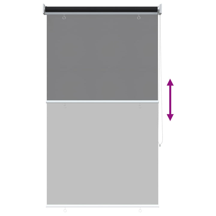 Udeterrasse Rullegardin UV Beskyttelse Antracit Polyester