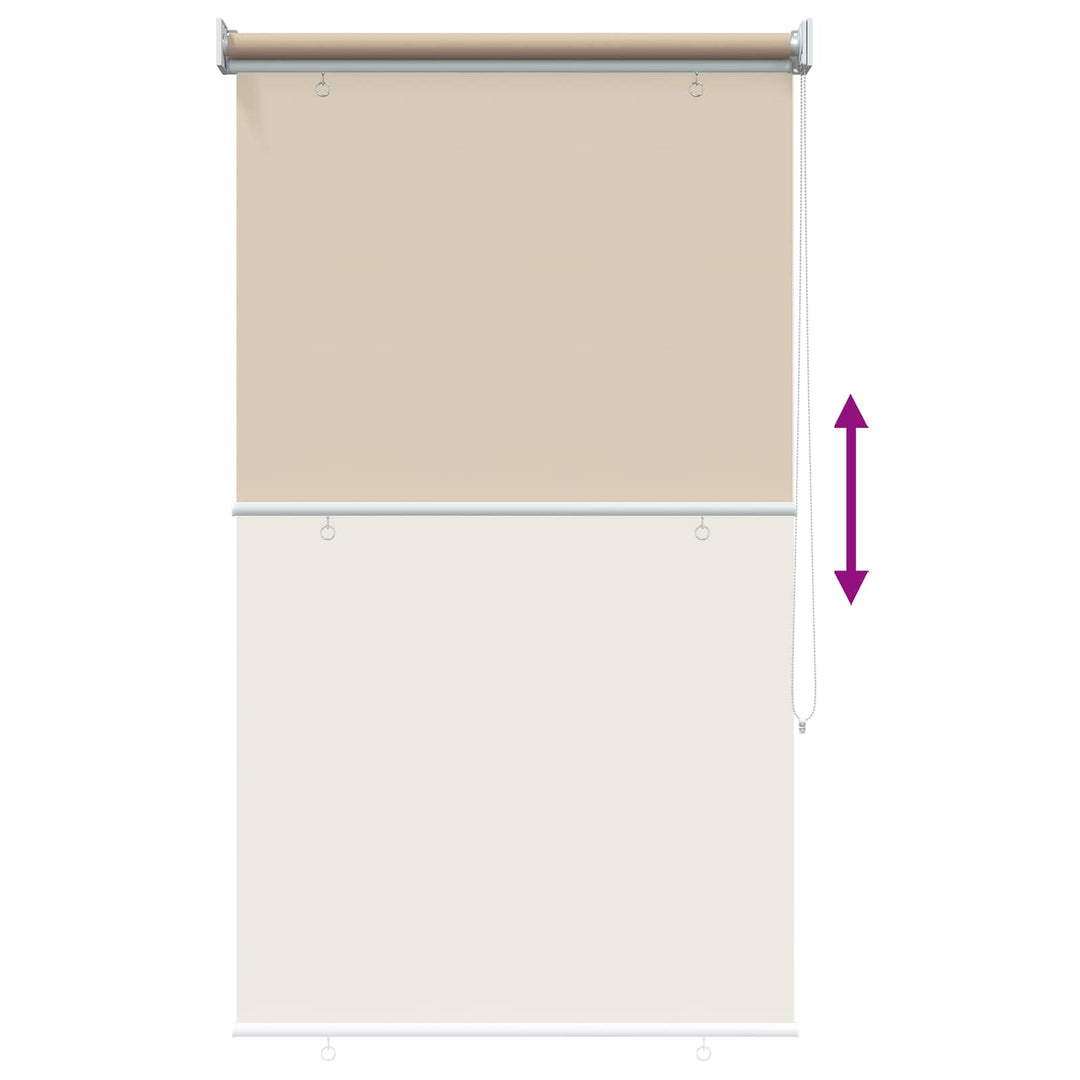 Udeterrasse Rullegardin UV Beskyttelse Beige Polyester