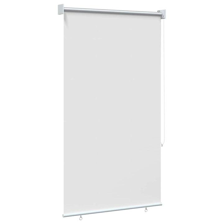 Udeterrasse Rullegardin UV Beskyttelse Hvid Polyester