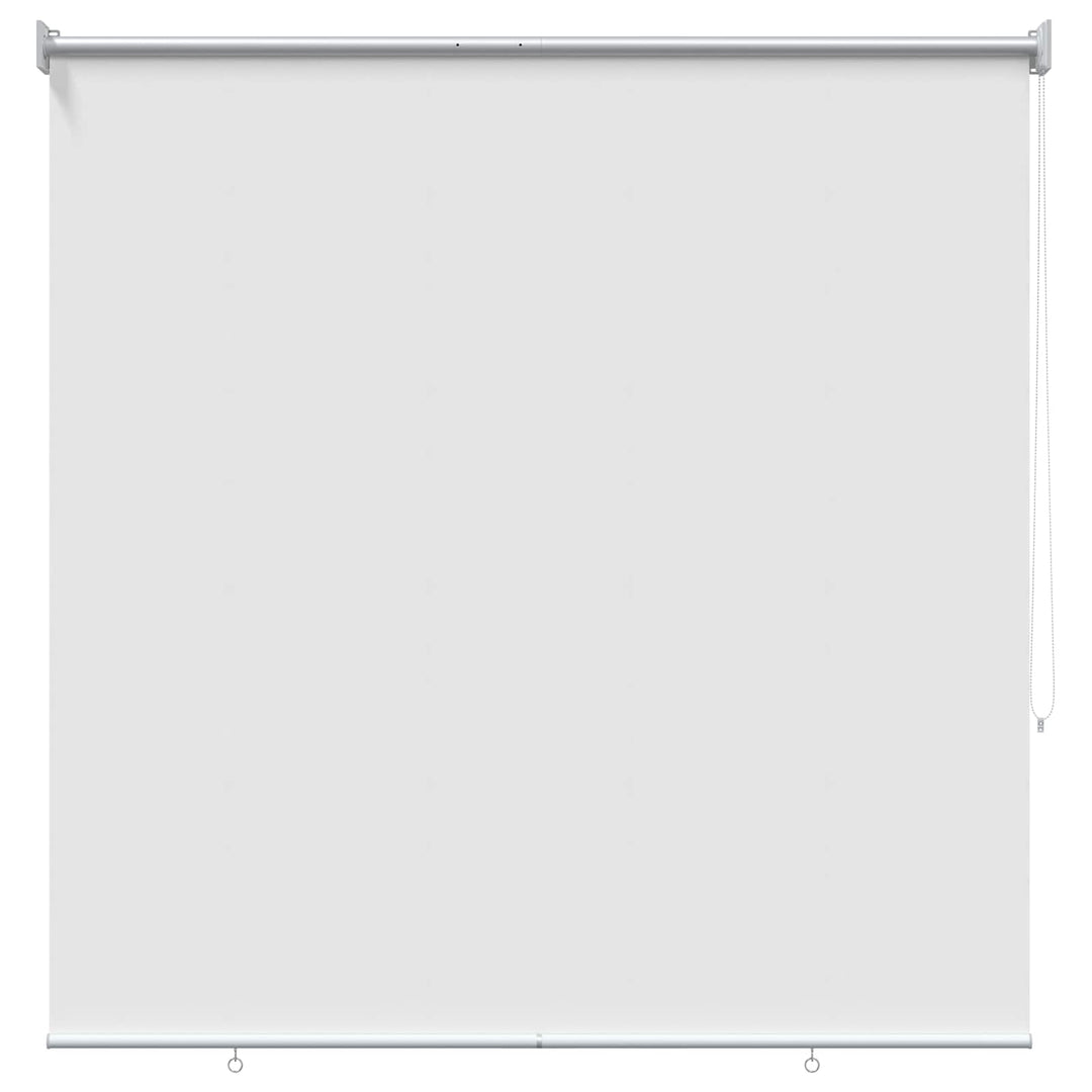 Udeterrasse Rullegardin UV Beskyttelse Hvid Polyester