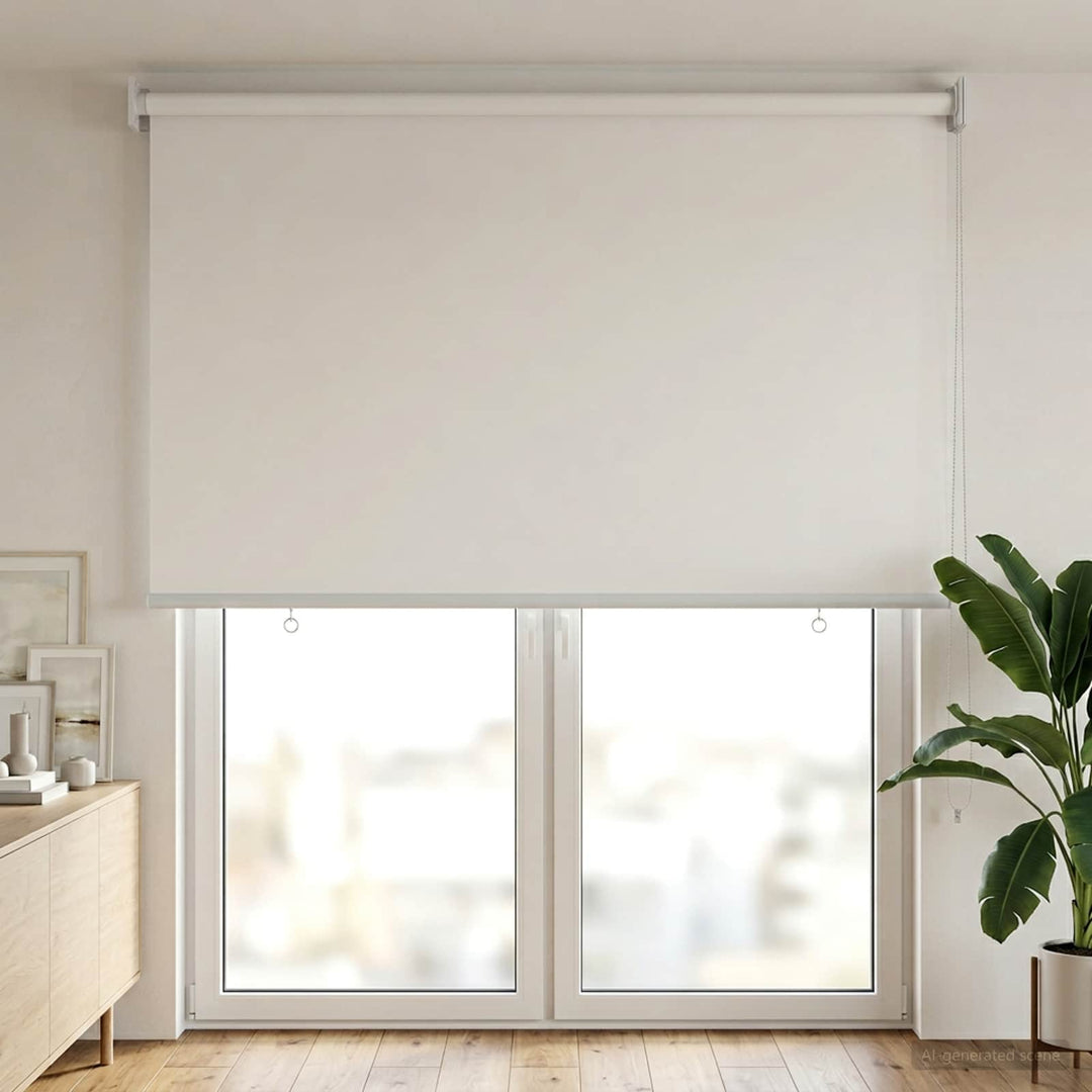 Udeterrasse Rullegardin UV Beskyttelse Hvid 85 x 230 cm (B x H)