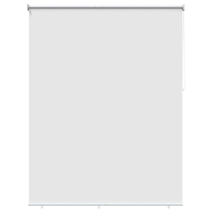 Udeterrasse Rullegardin UV Beskyttelse Hvid Polyester