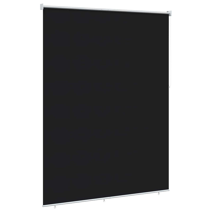 Rullegardin UV-beskyttelse Sort 160 x 140 cm Polyester