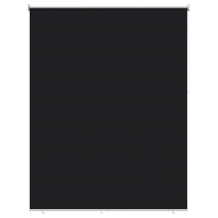 Rullegardin UV-beskyttelse Sort 160 x 140 cm Polyester