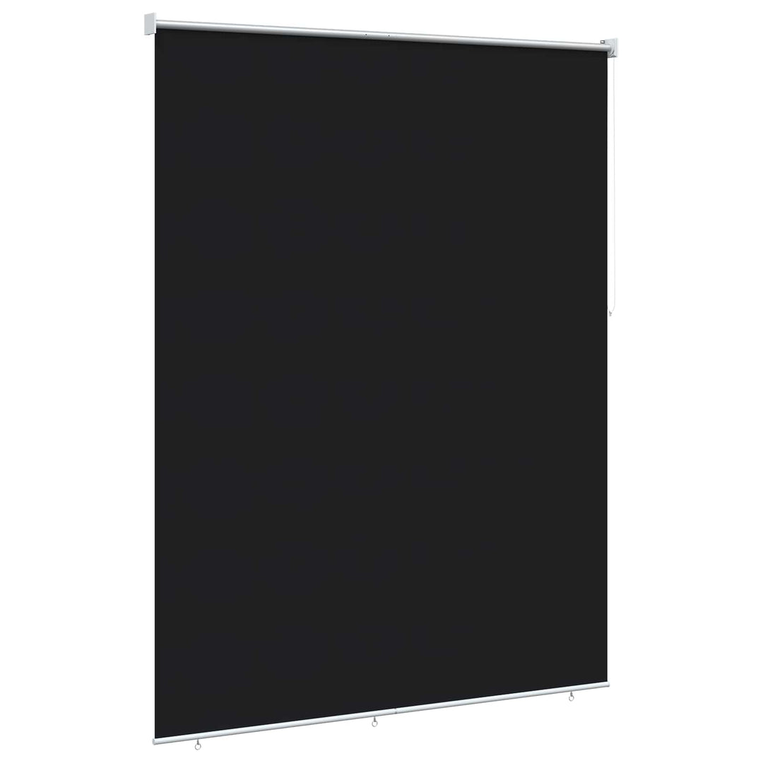 Udeterrasse Rullegardin UV Beskyttelse Sort Polyester
