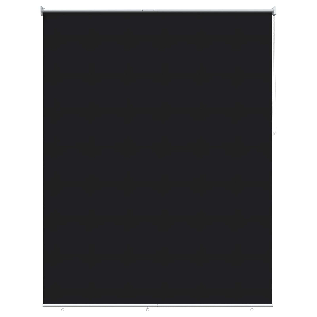 Udeterrasse Rullegardin UV Beskyttelse Sort Polyester
