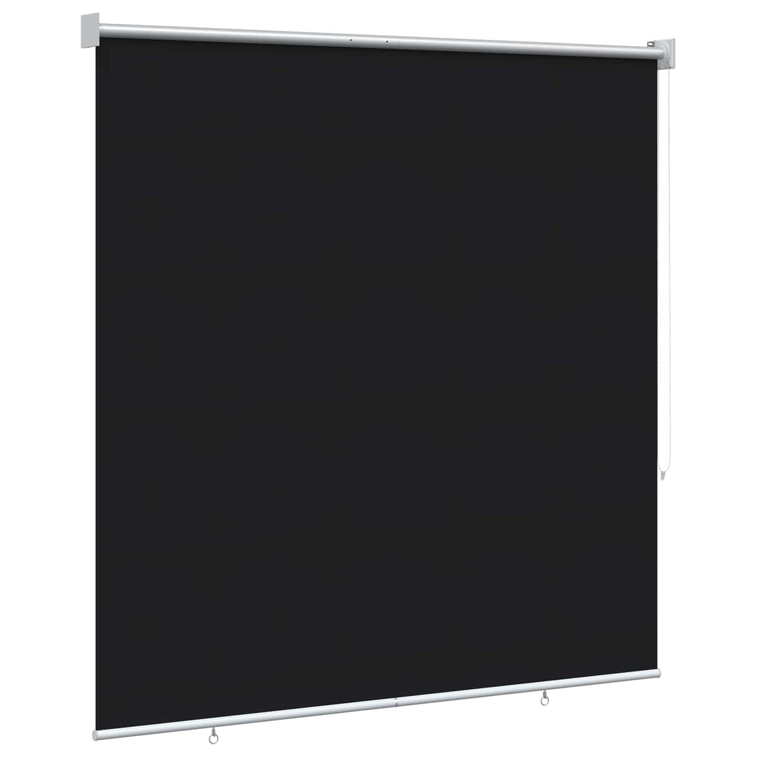 Udeterrasse Rullegardin UV Beskyttelse Sort Polyester