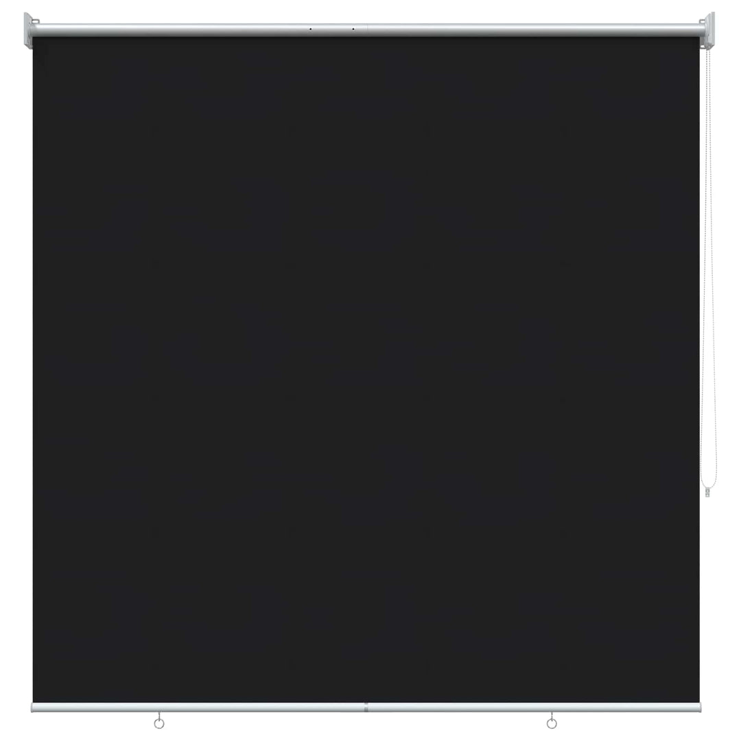 Udeterrasse Rullegardin UV Beskyttelse Sort Polyester