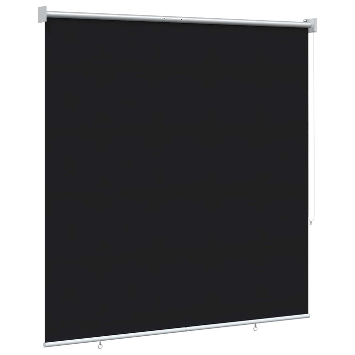 Udeterrasse Rullegardin UV Beskyttelse Sort Polyester
