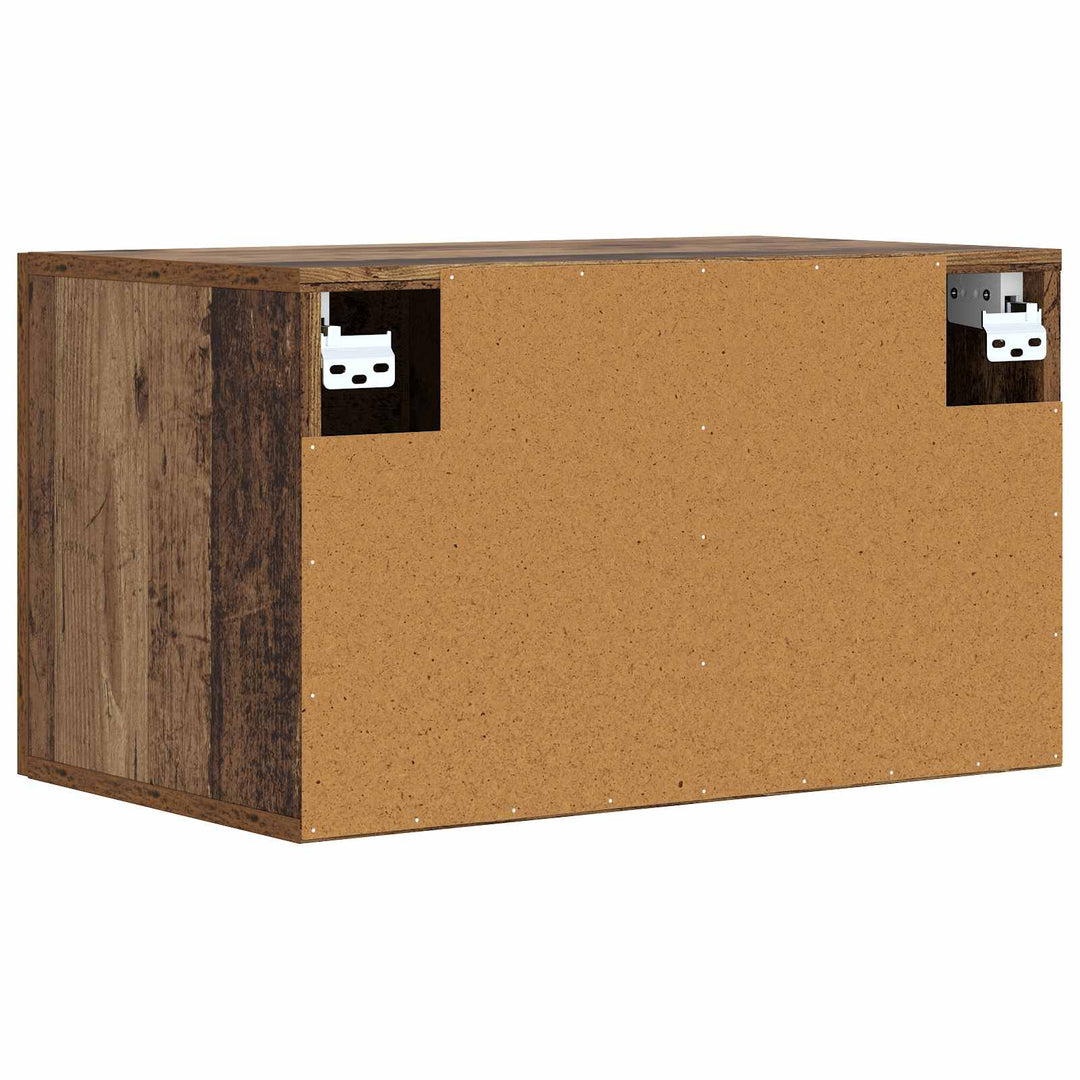 Vægskab Gammelt træ 60 x 36,5 x 35 cm Konstrueret træ