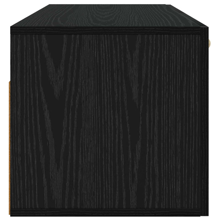 Vægskab Sort eg 60 x 36,5 x 35 cm Konstrueret træ