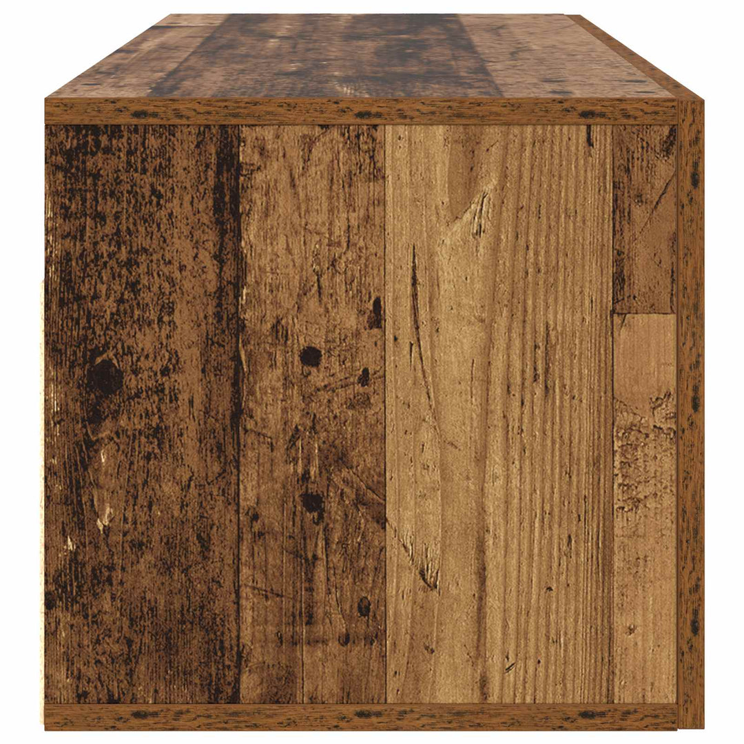 Vægskab Vægmonteret Gammelt træ 80 x 36,5 x 35 cm