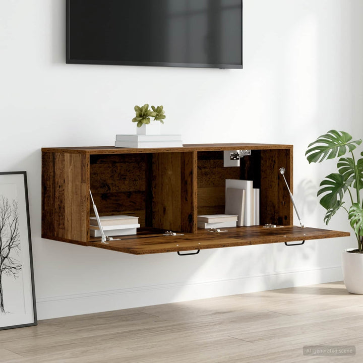 Vægskab Gammelt træ 100 x 36,5 x 35 cm Konstrueret træ