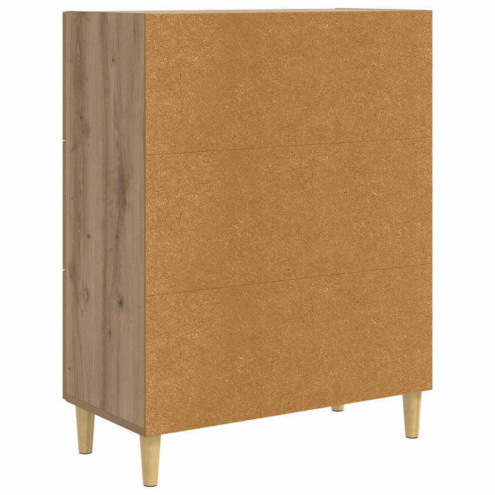Sideboard Artisan-eg 69,5 x 34 x 90 cm Konstrueret træ