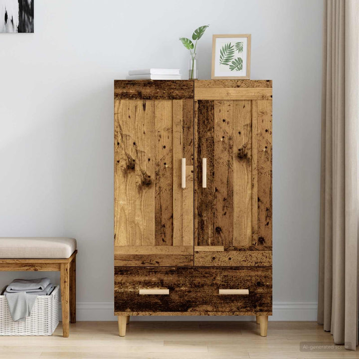 Highboard Gammelt træ 70 x 31 x 115 cm Konstrueret træ