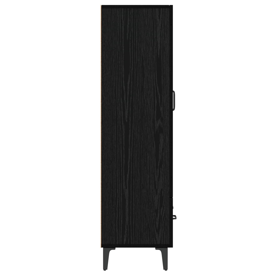 Highboard Sort eg 70 x 31 x 115 cm Konstrueret træ