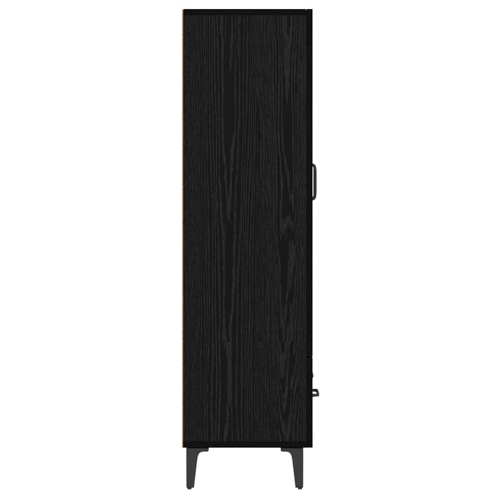 Highboard Sort eg 70 x 31 x 115 cm Konstrueret træ