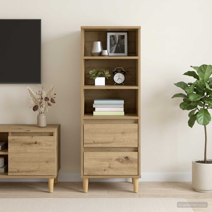 Highboard Artisan-eg 40 x 36 x 110 cm Konstrueret træ