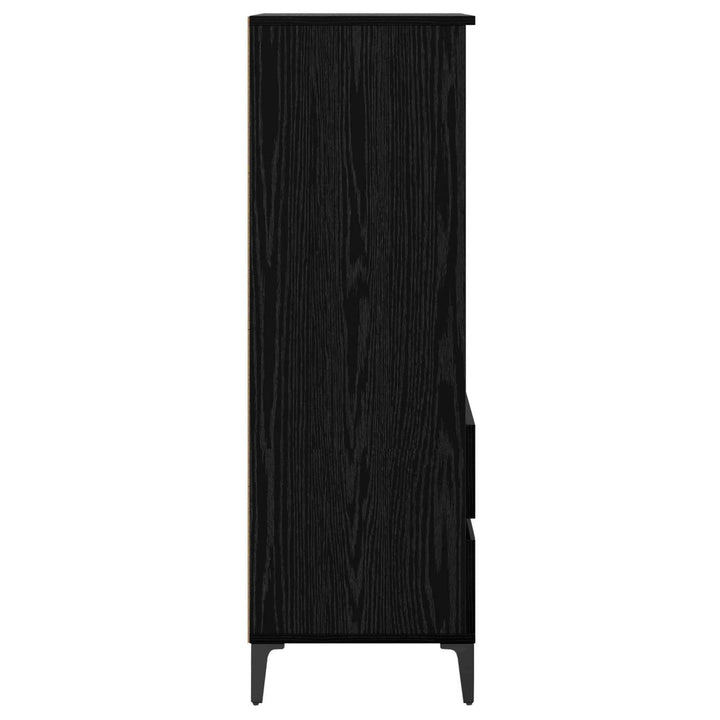 Highboard Sort eg 40 x 36 x 110 cm Konstrueret træ