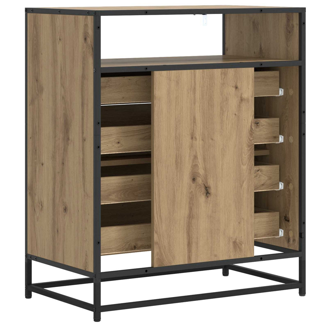 Skuffeskab 4-Skuffe Artisan-eg 70 x 41 x 83,5 cm