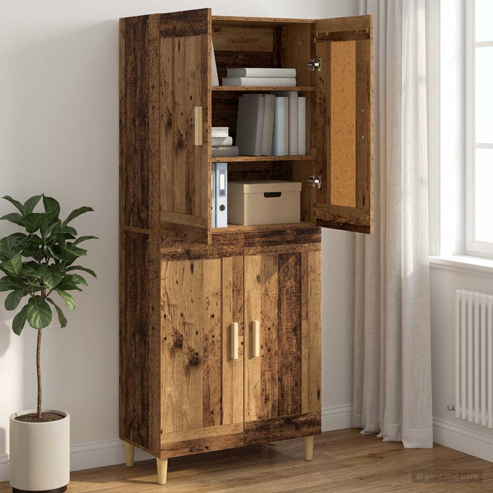 Sideboard Gammelt træ 69,5 x 34 x 90 cm Konstrueret træ