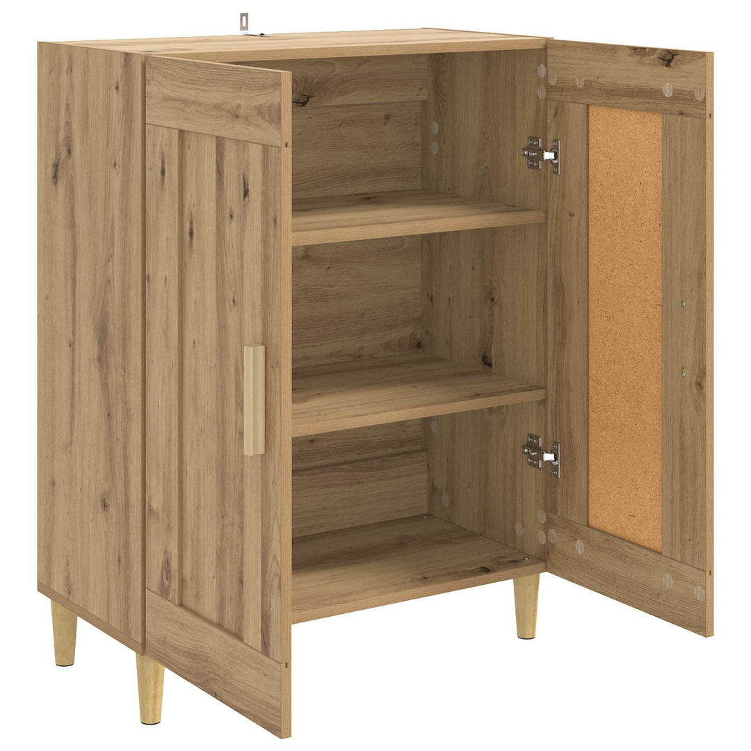 Sideboard Artisan-eg 69,5 x 34 x 90 cm Konstrueret træ