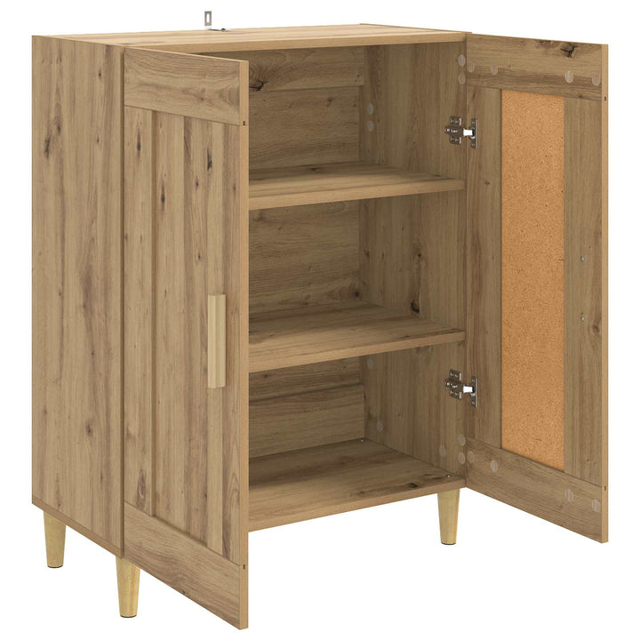 Sideboard Artisan-eg 69,5 x 34 x 90 cm Konstrueret træ