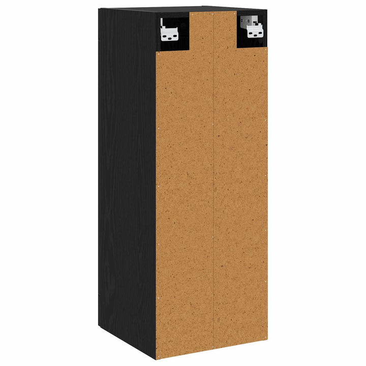 Vægskab Sort eg 34,5 x 34 x 90 cm Konstrueret træ