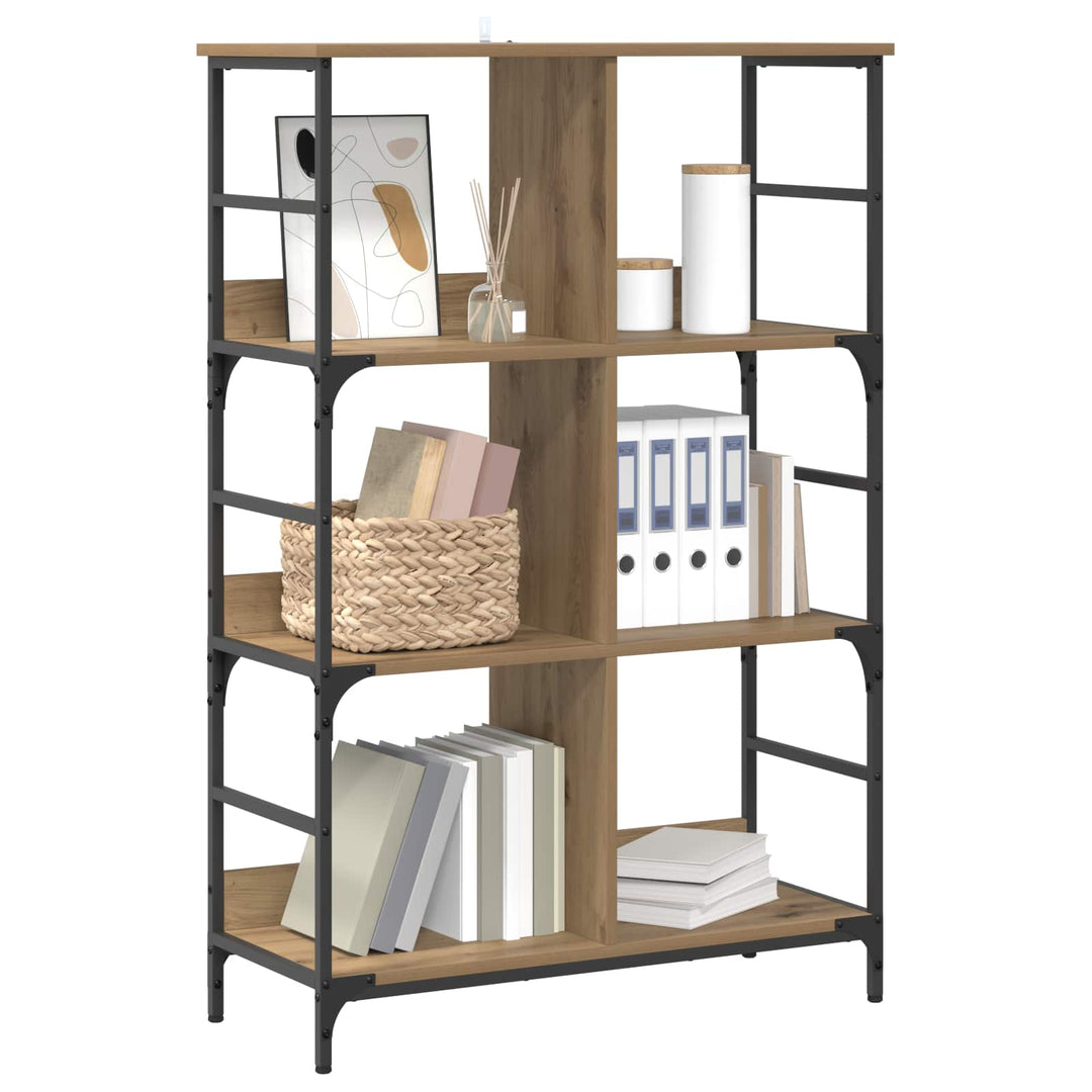 Bogreol 4 niveauer 78,5 x 33 x 117,5 cm metal PB Artisan-eg
