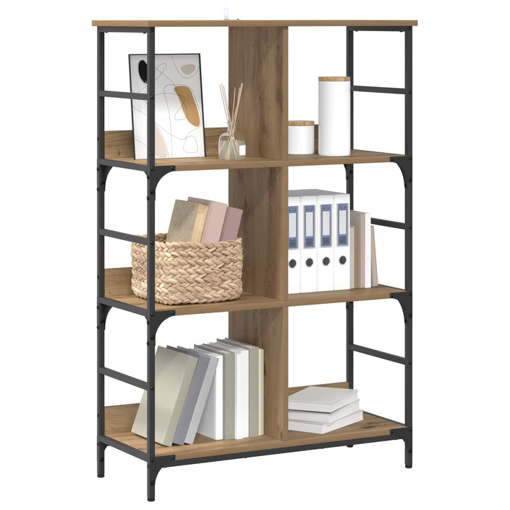 Bogreol 4 niveauer 78,5 x 33 x 117,5 cm metal PB Artisan-eg