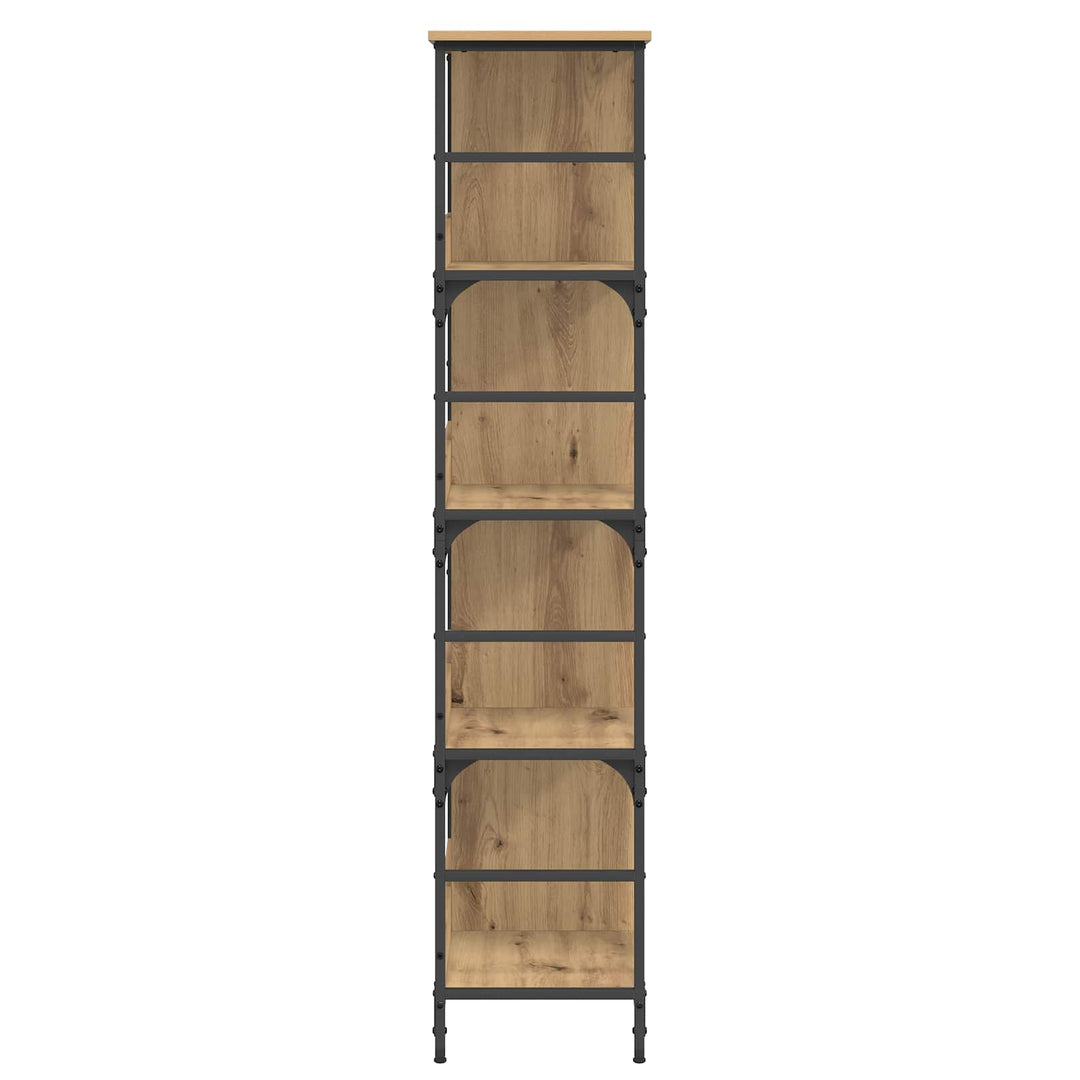 Bogreol 4 niveauer 78,5 x 33 x 153 cm metal PB Artisan-eg
