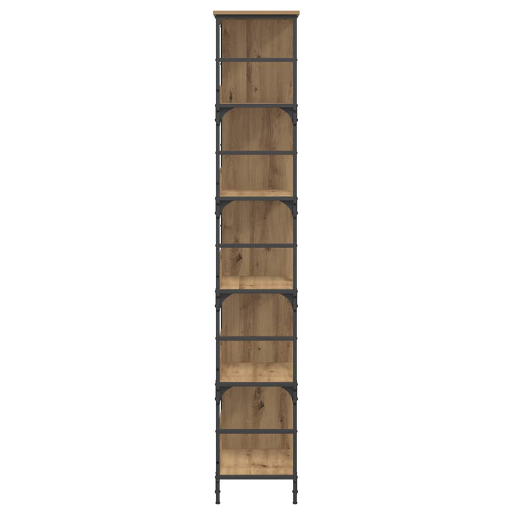 Bogreol 4 niveauer 78,5 x 33 x 188,5 cm metal PB Artisan-eg