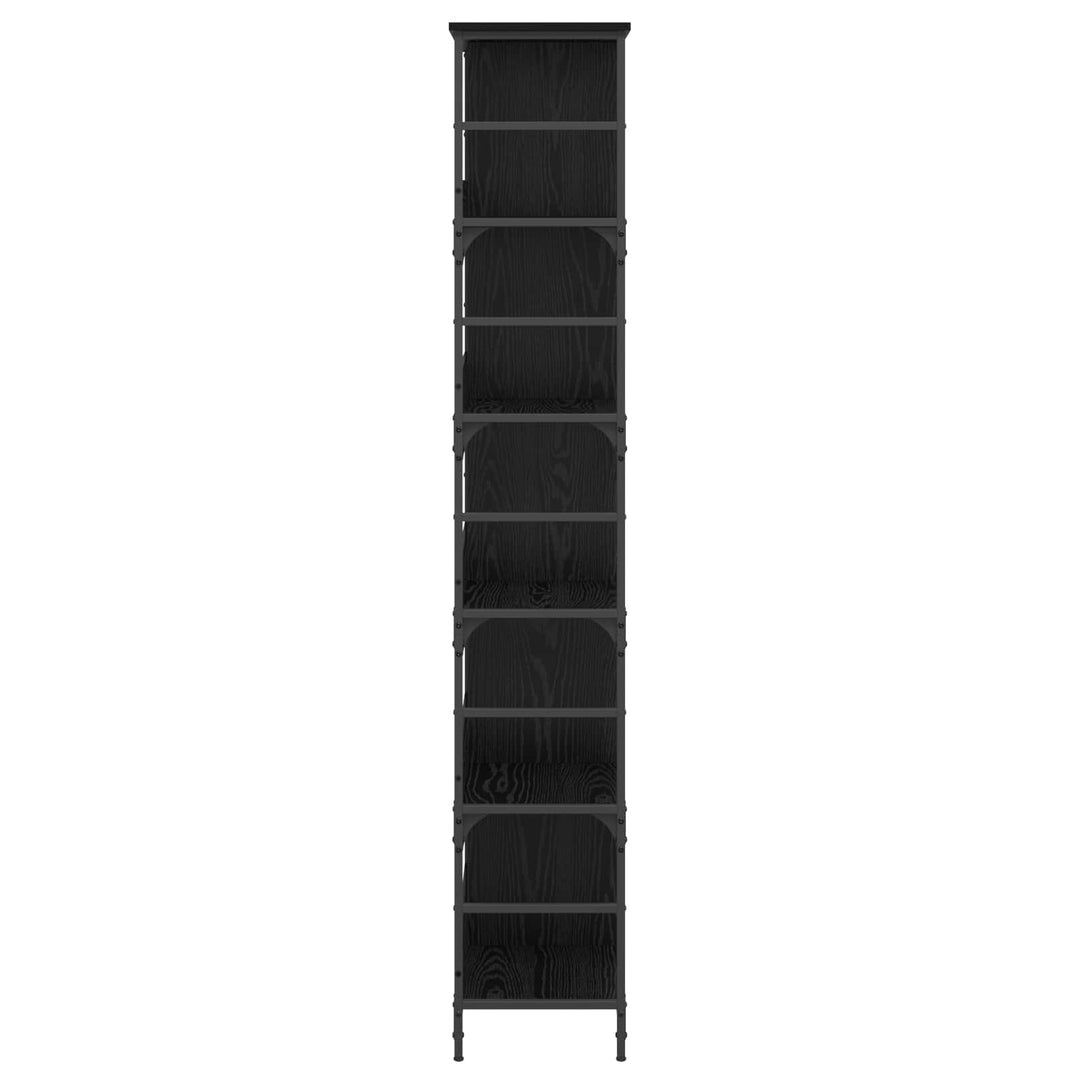 Bogreol Sort eg 78,5 x 33 x 188,5 cm metal PB