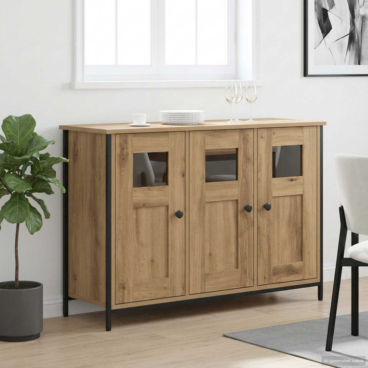 Sideboard Artisan-eg 100 x 35 x 70 cm Konstrueret træ