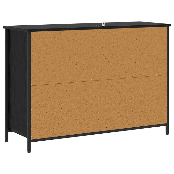 Sideboard Sort eg 100 x 35 x 70 cm Konstrueret træ