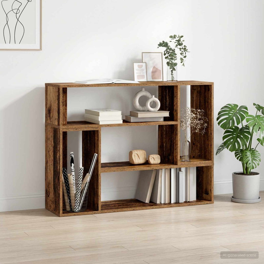 TV-skab 100 x 30 x 50 cm Gammelt træ Konstrueret træ