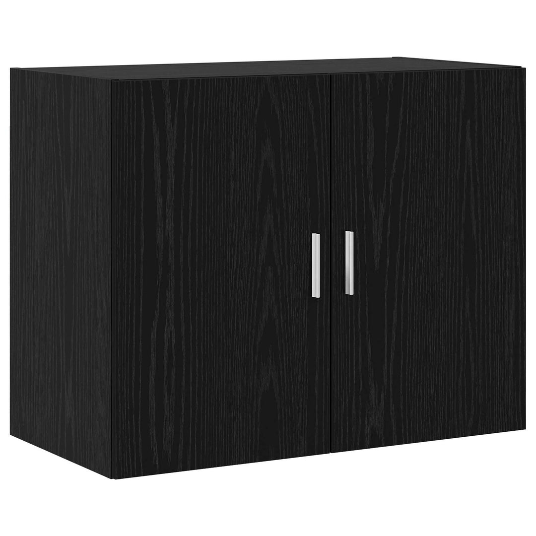 Vægskab Sort eg 80 x 42,5 x 64 cm Konstrueret træ