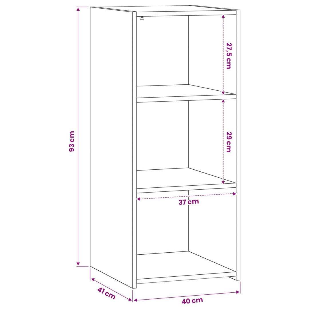 Sideboard Gammelt træ 40 x 41 x 93 cm Konstrueret træ