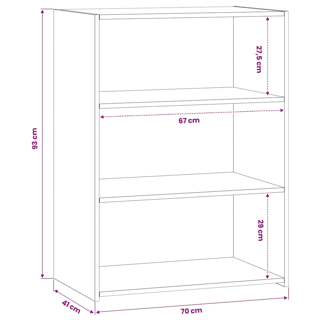 Sideboard Gammelt træ 70 x 41 x 93 cm Konstrueret træ