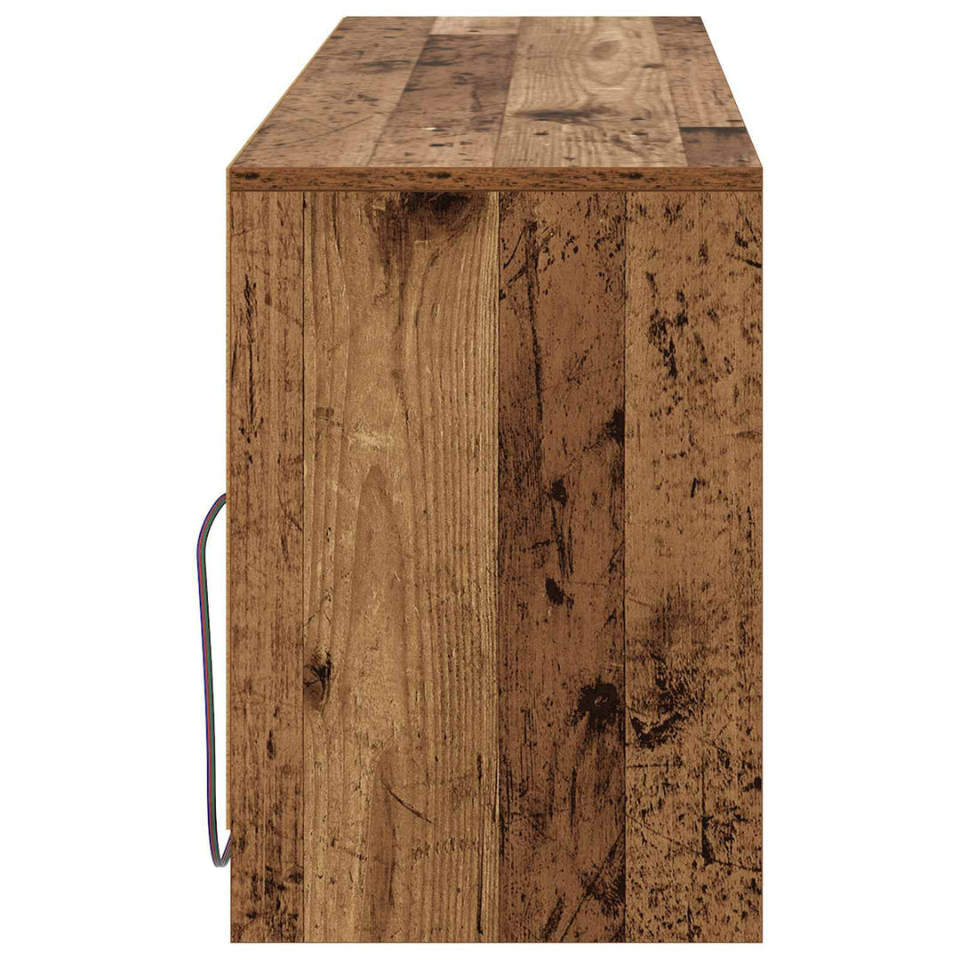 TV-skab 100 x 34 x 50 cm Gammelt træ Konstrueret træ