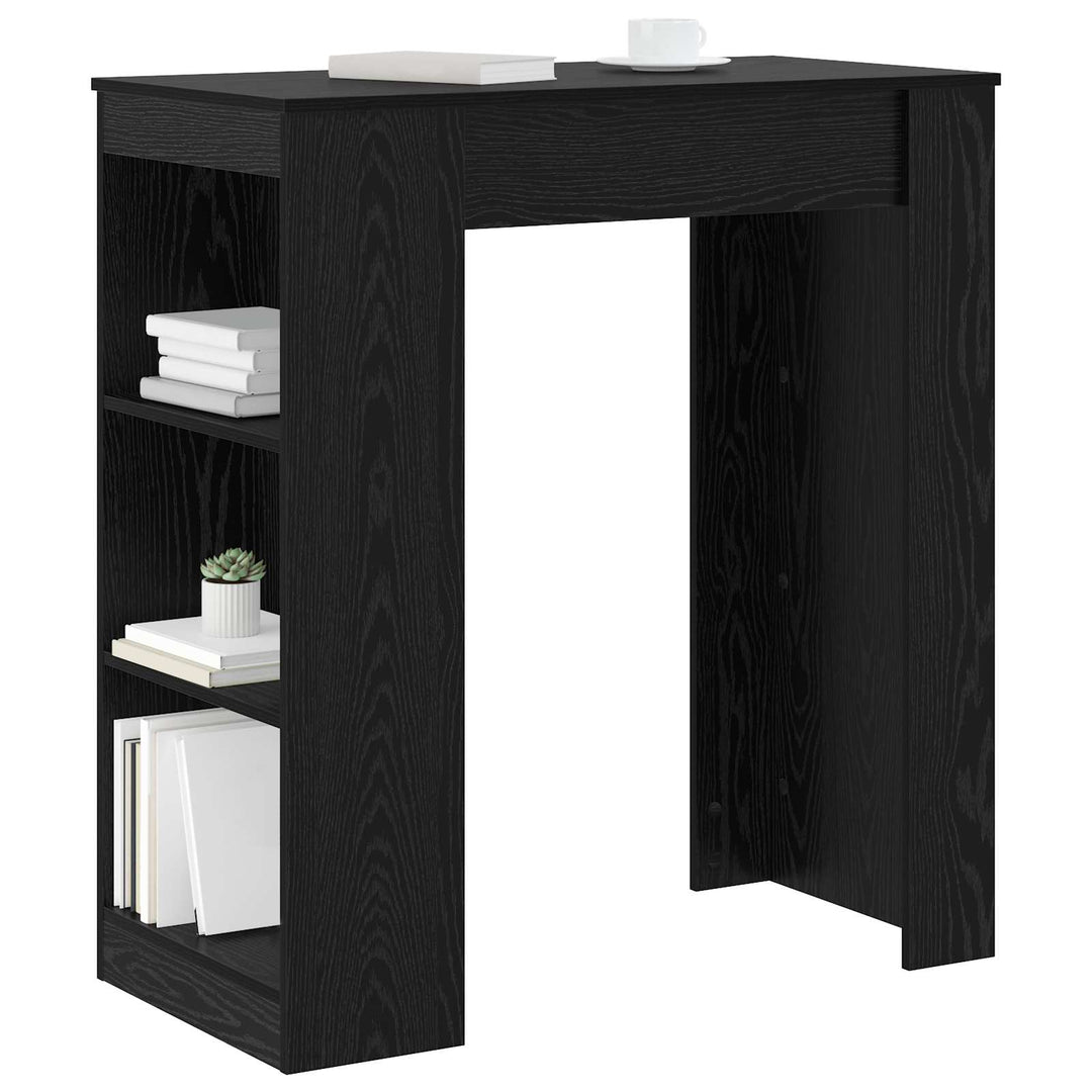 Barbord 95 x 47 x 103,5 cm Konstrueret træ Sort eg